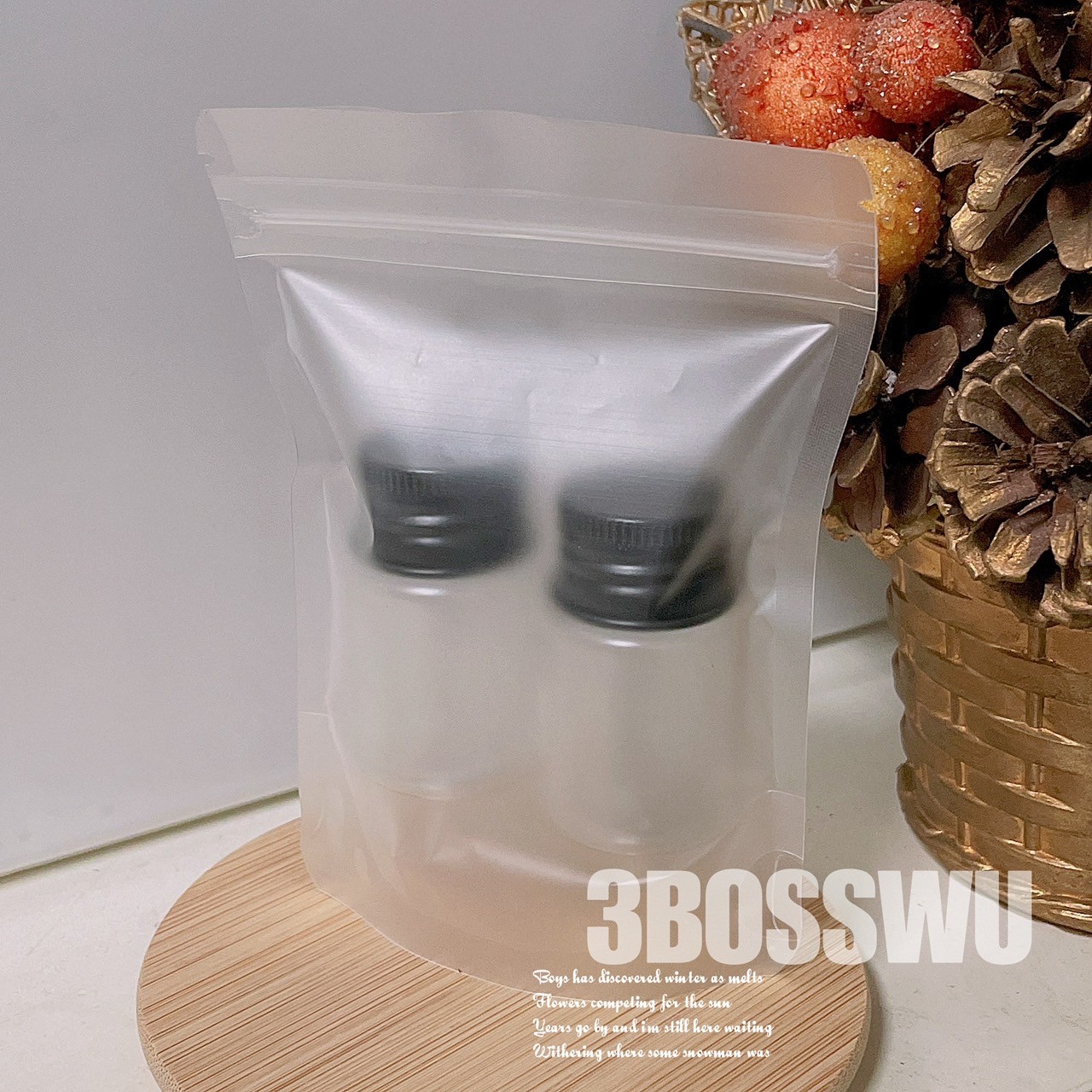 2054小工具-3bosswu小商品|13*9+3cm立體夾鏈袋｜啞光霧面分裝袋秤重因素 數量+-1張|｜零食袋 | 餅乾袋｜交換禮物包裝 | 滿千免運 | 糖果餅乾袋|批發價1000張$1420