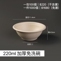 2600-3BOSSWU-220ML免洗加厚試吃碗 ｜品酒會｜產品交流會｜家庭聚會 | 商務會議 | 野餐派對 |  一組100個｜$220|  滿千免運 