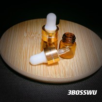 230小工具-3bosswu小商品|分裝I體驗I試用分裝瓶-茶色滴管瓶1ml-10支裝