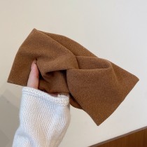 2549髮飾｜3BOSSWU小商品｜運動髮帶｜洗臉髮帶｜伸縮髮帶｜$100｜棕色｜20230828