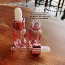 1546小工具--3bosswu小商品|10ml粉晶滴管玻璃瓶｜滴管瓶｜精油瓶 | 精華液瓶｜精華油瓶 | 交換禮物包裝 | 滿千免運 | 1個 $20