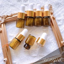82小工具｜3BOSSWU小商品｜分裝體驗｜試用分裝瓶｜金色茶色滴管瓶2ML｜10支裝｜＄100｜221216