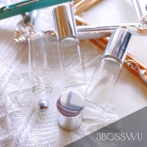 1535小工具｜3BOSSWU小商品｜5ml銀色瓶蓋透明滾珠瓶｜精油瓶｜精華液瓶｜香水瓶｜5個一組｜$60