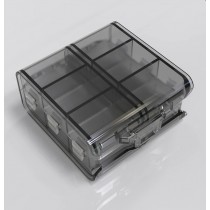 2979小工具-12格大容量錠狀膠囊盒｜黑色｜家用分格收納盒｜小號隨身盒｜$320