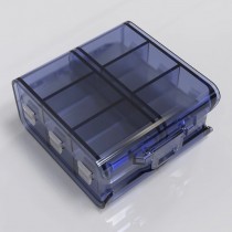 2981小工具-12格大容量錠狀膠囊盒｜藍紫色｜家用分格收納盒｜小號隨身盒｜$320