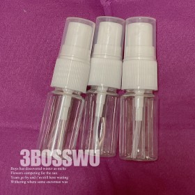 1378小工具-3bosswu小商品|10ML噴瓶|噴霧瓶|分裝瓶|液態分裝瓶|滿千免運|優惠一組10支|白頭透明瓶身